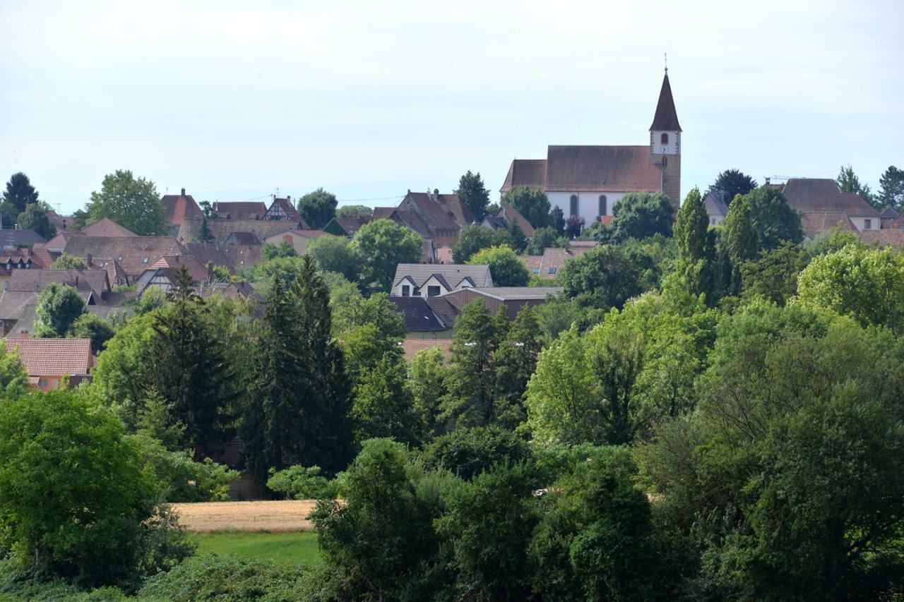 Gite Aux Deux Clochers Zimmersheim المظهر الخارجي الصورة